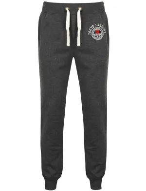 Tigerton Falls Cuffed Joggers in Charcoal Marl - Tokyo Laundry
