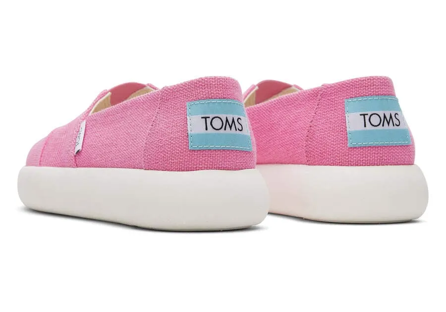 TOMS Womens Alpargata Mallow Eco Heritage Trainers - Pink
