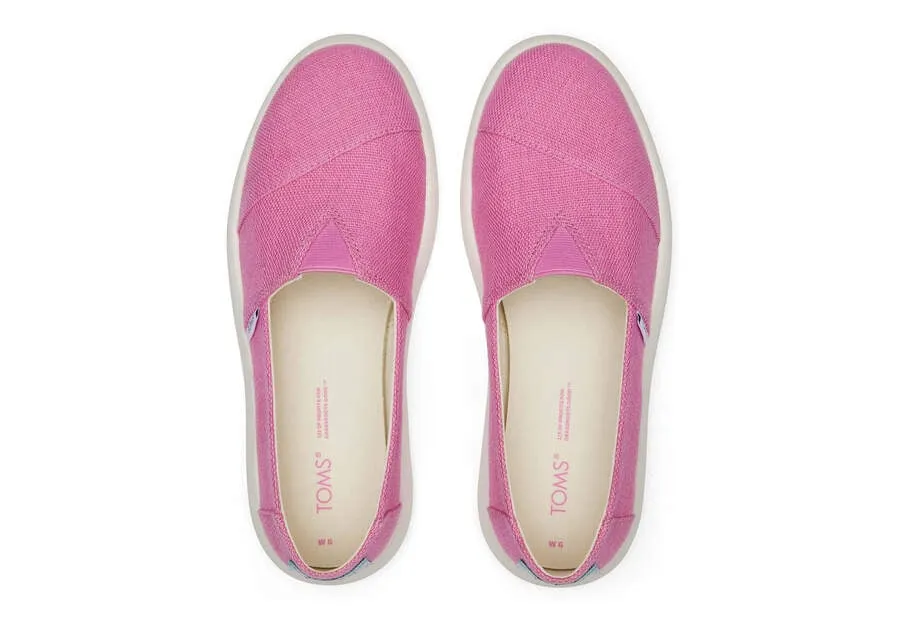 TOMS Womens Alpargata Mallow Eco Heritage Trainers - Pink