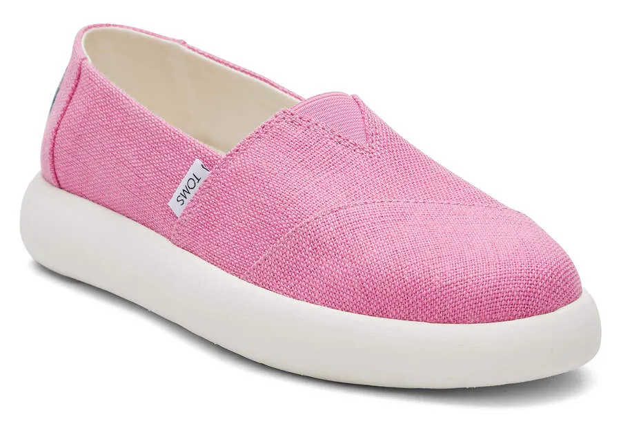 TOMS Womens Alpargata Mallow Eco Heritage Trainers - Pink