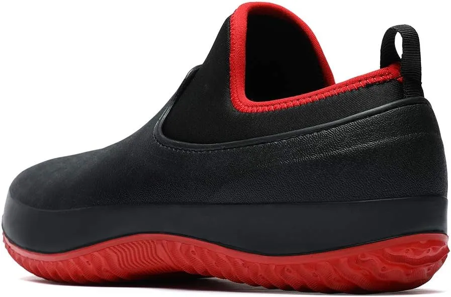 Unisex Waterproof Garden Shoes Womens Rain Boots Mens Car Wash Footwear Camp Booties for Camping, Gardening and Yard Work