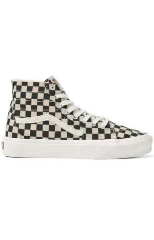 Vans Eco Theory Checkerboard Sk8 Hi Tapered Shoes Canvas