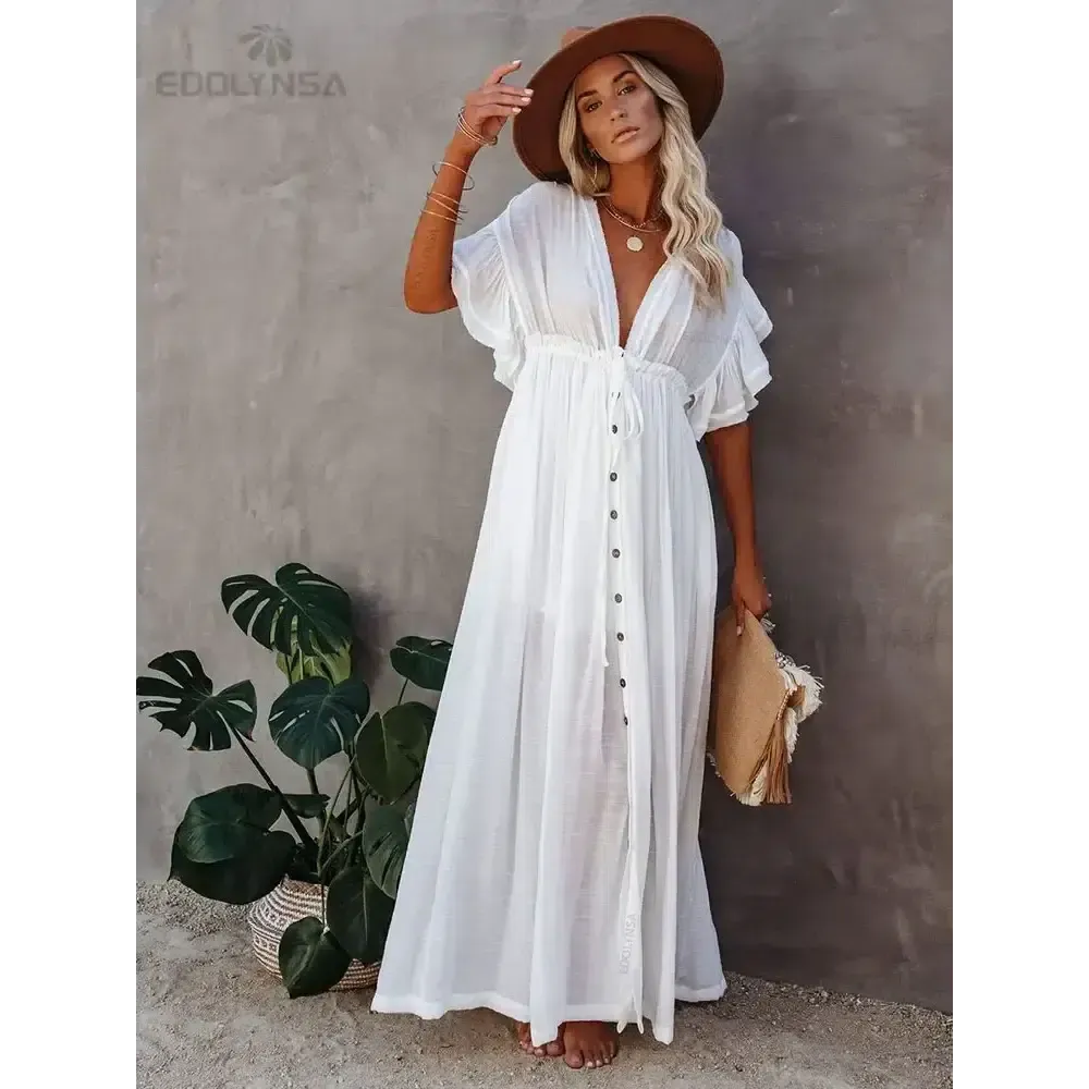 White Tunic Beach Dress