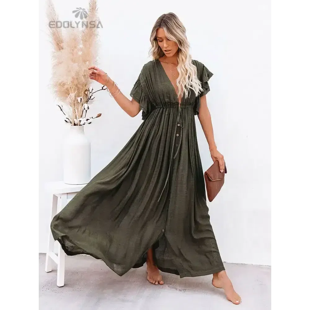 White Tunic Beach Dress