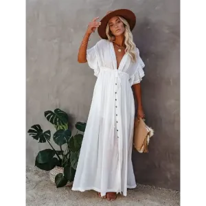White Tunic Beach Dress