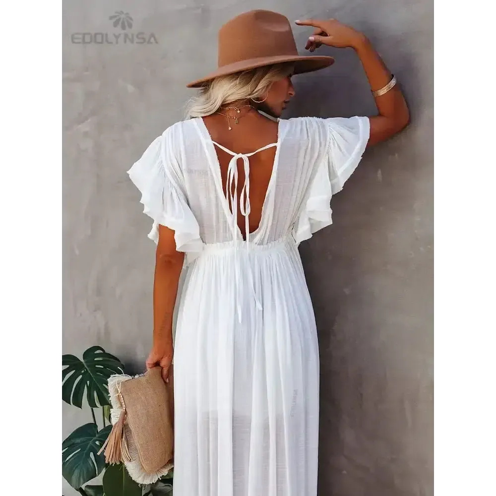 White Tunic Beach Dress