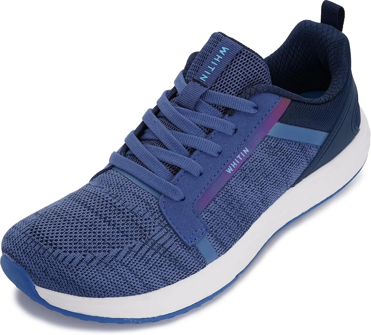 WHITIN Men's Wide Toe Box   Zero Drop Sole Road Running Shoes | Rubber Outsole