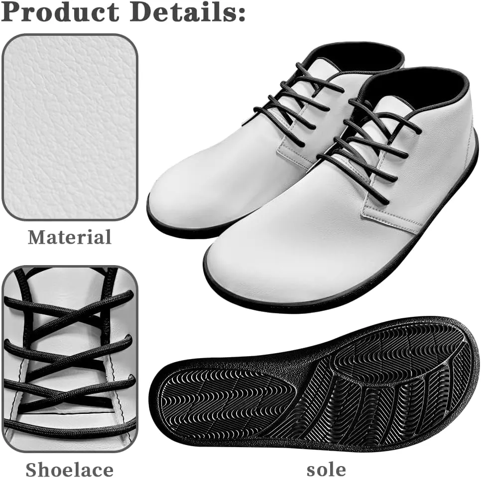 Wide Barefoot Shoes for Mens Low-Top Barefoot Shoes Causal Minimalist Zero Drop Workout Shoes Sneakers Slip On Shoes