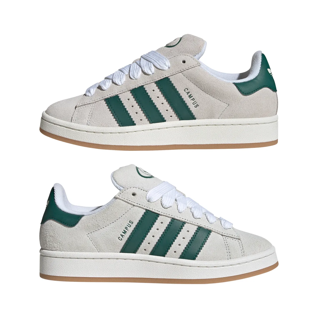 Women's Adidas Campus 00s White Collegiate Green