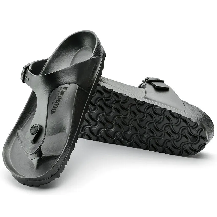 Women's Birkenstock Gizeh EVA 1001505 Color:  Metallic Anthracite