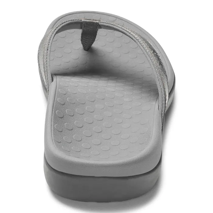 Womens Vionic Tide II Toe Post Sandal Pewter