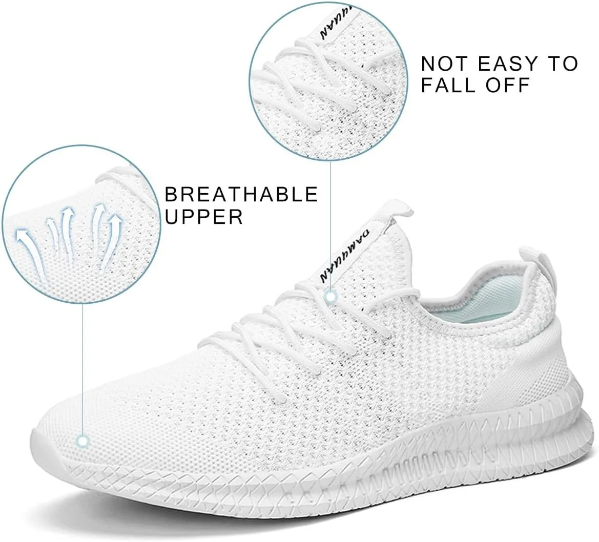 Women's Walking Shoes Tennis Sneakers Casual Lace Up Lightweight Running Shoes Slip On Gym Out Workout Shoes